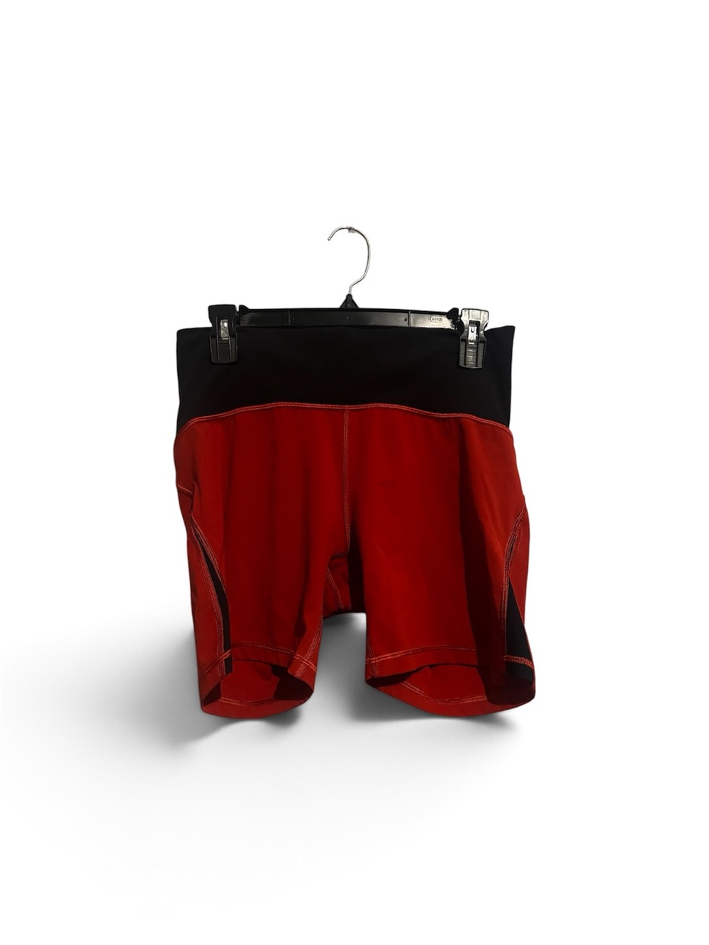 lululemon athletica Red and Black Women's Bike Shorts